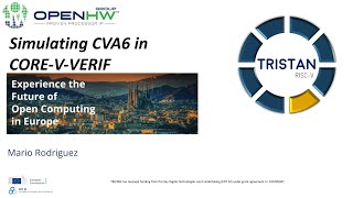 TRISTAN Workshop: Simulating CVA6 in CORE-V-VERIF