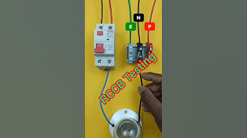 RCCB Testing | How To RCCB Testing #electrical #electricalwork #viral #electrician #homewiring