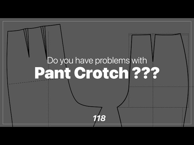 Crotch space in pants, once and for all. (A common misconception