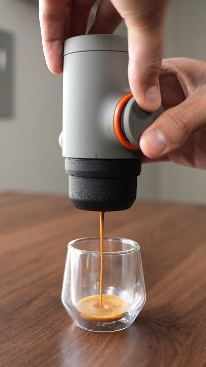 Espresso with the Minipresso GR2 from Wacaco #WacacoPartner