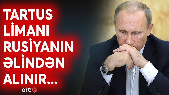 SON DƏQİQƏ! Bəşər Əsəd sonrası Suriyadan Rusiyaya daha bir "zərbə"- Limanla bağlı müqavilə... -CANLI