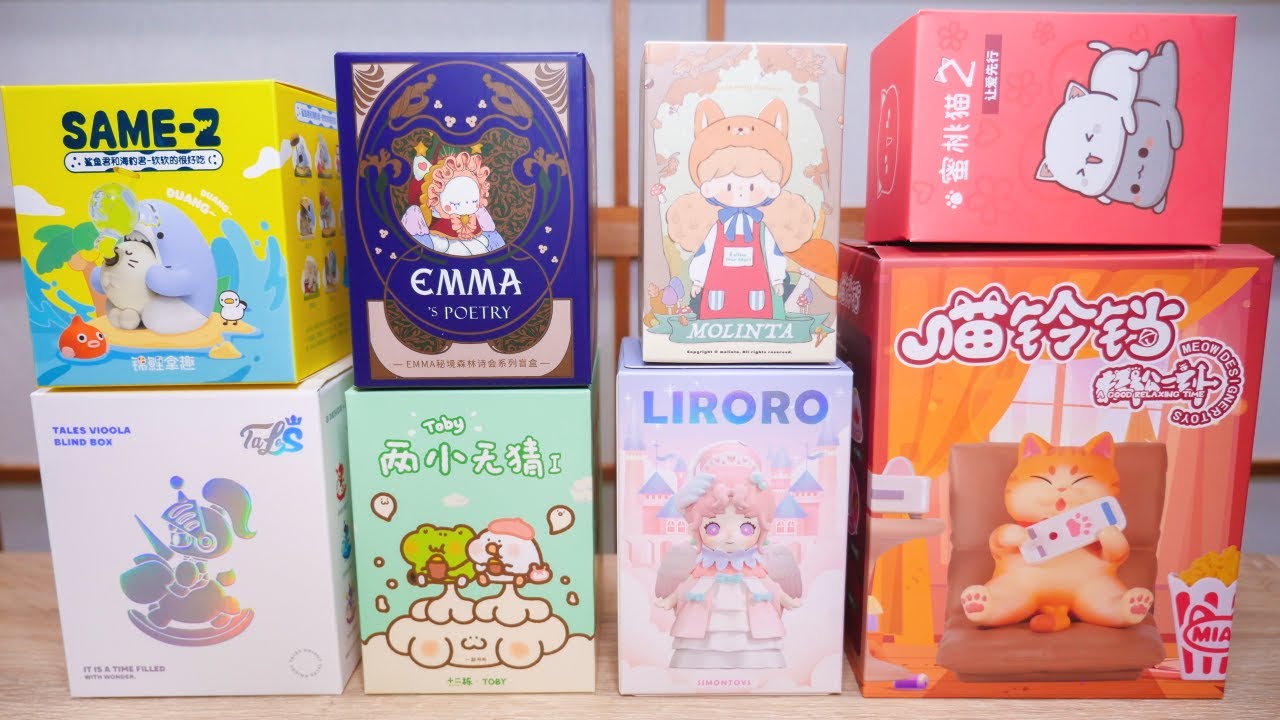 8 Kikagoods Blind Boxes! | 24 Days of December | Day 5 | Molinta | LIRORO | Emma