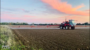 With the wheat drilling all done, what happens next on Harry's Farm?