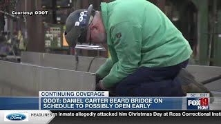 ODOT: Daniel Carter Beard Bridge on schedule to possibly open early
