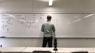 (Nov. 6, 2019) Partition function example and entropy equations