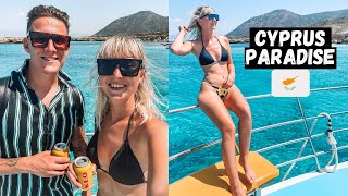 The BLUEST Water in EUROPE! Blue Lagoon, CYPRUS! (Island tour)