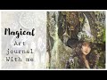 Magical Junk Journal | Alchemy & Ancient Secrets Inspired Page | visual | deaf | no talking