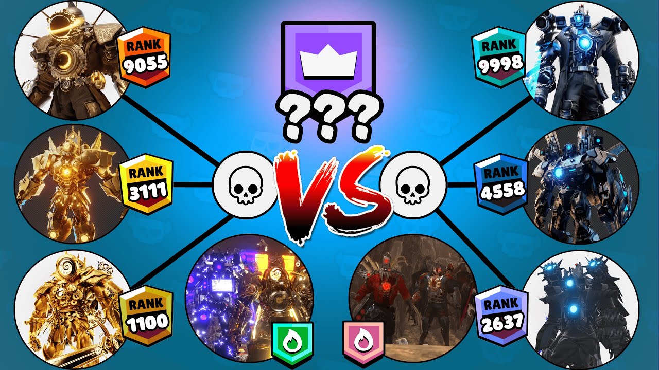 Skibidi Toilet Tournament! Clockman Team vs Cameraman Team