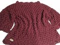 كروشية : بلوزة كروشية بغرزة الباف سهلة للمبتدئين  Crochet blouse with puff stitch for beginner