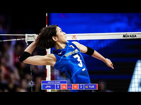 Sarina Koga Destroyed Volleyball Team Turkey With 31 Points !!!