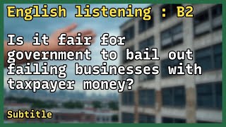 English Listening practice ( B2 ) | Subtitle | Broadcast | Debate #223