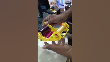 How to change the ribbon in ZXP Series ID card printer