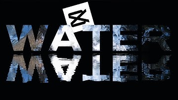How To Create A Water Ripples Video In Text Effect In CapCut PC (Easy Step By Step Tutorial)