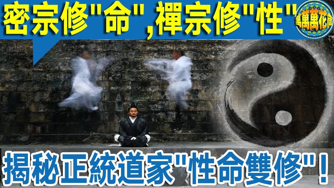 【另類雙修】 密宗修”命”,禪宗修”性” 揭開正統道家“性命雙修”奧秘! - YouTube