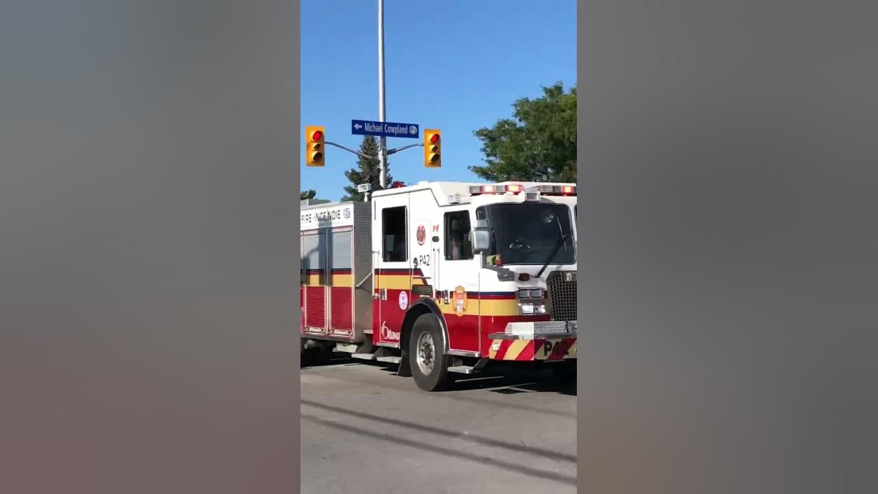 Ottawa Fire Service Responding - P42 - YouTube