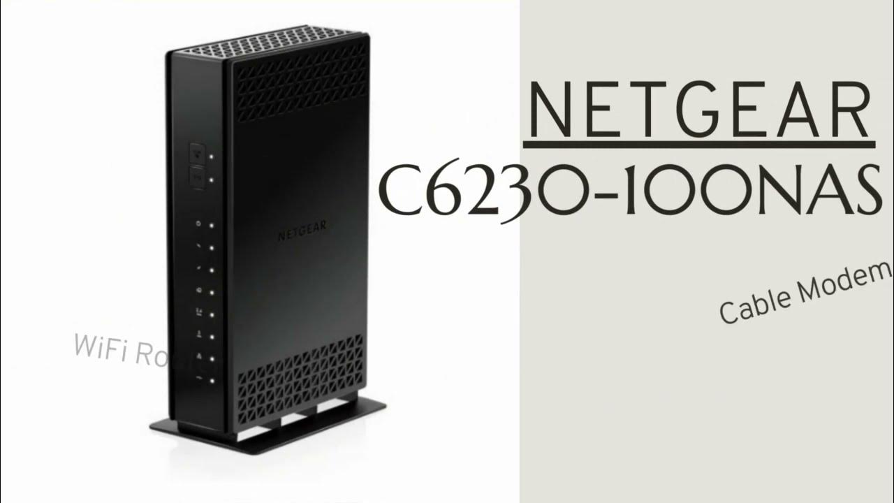 NETGEAR Cable Modem with Builtin WiFi Router (C6230) YouTube
