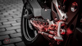 SWMOTECH Evo Footrest Kit for the BMW S1000XR