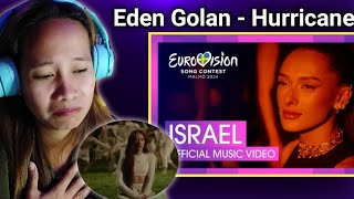 Eden Golan - Hurricane | Israel 🇮🇱 | Official Music Video | Eurovision 2024 | Reaction