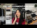 Closet clean out for 2024 organization tips  suitable for small spaces