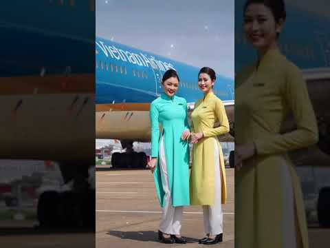 Video Đồng phục nữ tiếp viên hàng không của Vietnam Airlines... - youtube