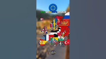 Map of Europe in 1918 1/3 #europe #history #map #geography #mapping #rek #countryballs #ww1 #ww2