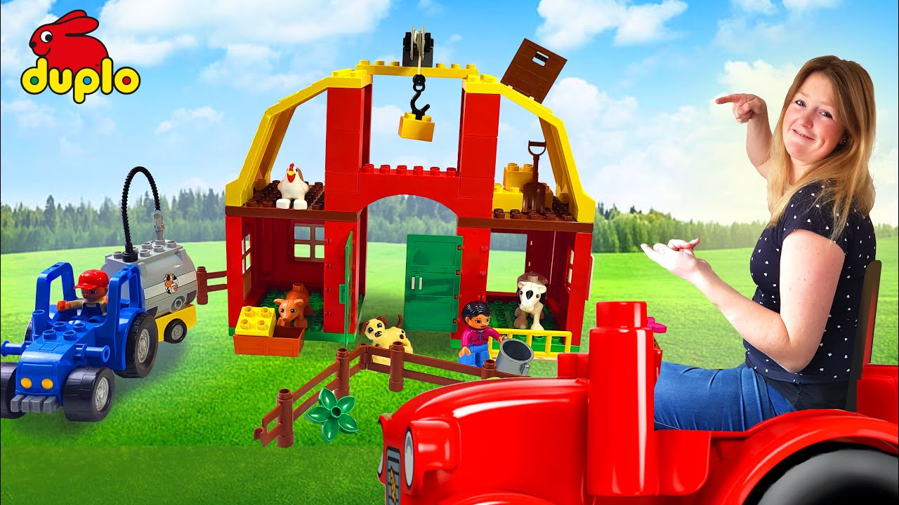Bezit rol Poëzie Build Lego Duplo Farm Barn 5649 ▻ Skupkes ◅ Lego Duplo Boerderij Schuur  stop motion build - YouTube
