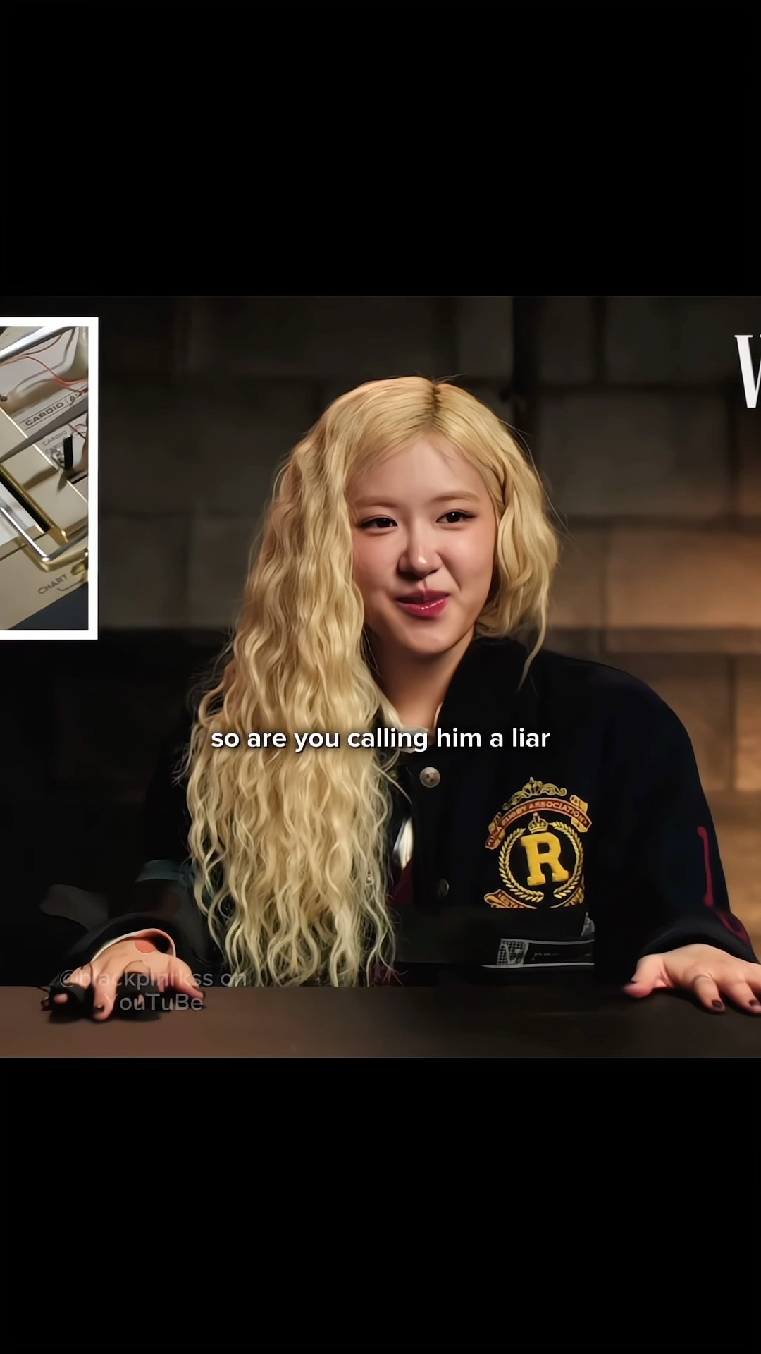 Rosé interview the Lie Detector Test for Vanity Fair #blackpink #rosé