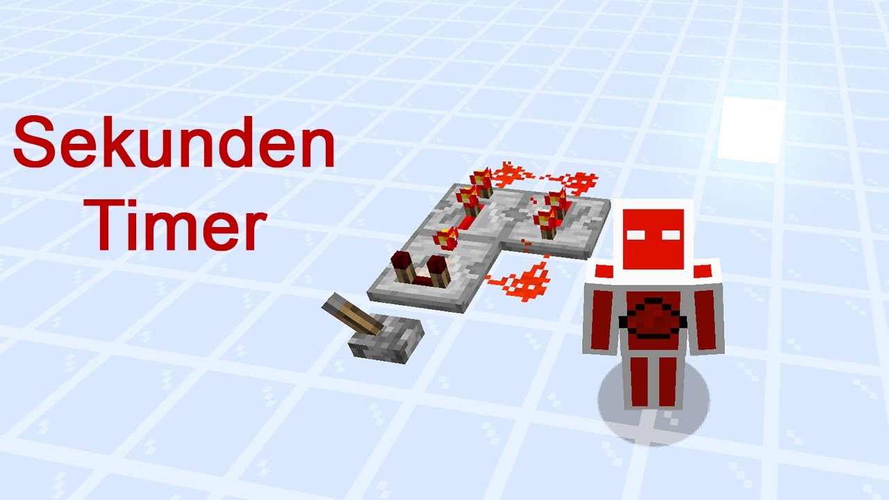 Einfacher Minecraft Sekunden Timer | Tutorial | DerRotstein - YouTube