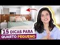 15 DICAS PARA QUARTO PEQUENO | #DicaDaPâ