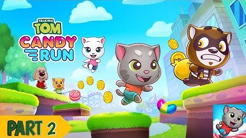 Talking Tom Candy Run Gameplay Part 2 | New Unlock Man And New High Score | Azim
