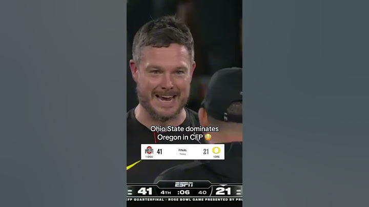 Ohio State advances to play the Longhorns in the Semifinal 🍿