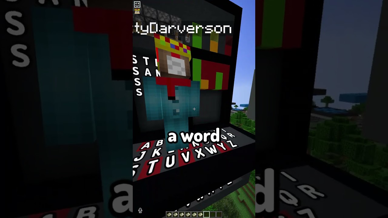 Minecraft Word Wordle 2
