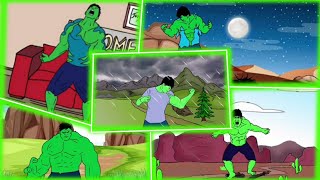 Top 5 Hulk Transformation - Animated