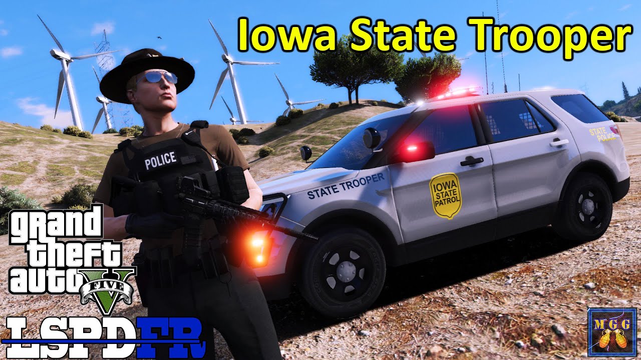 Iowa State Patrol Gta 5 Lspdfr Episode 497 Youtube - the neighborhood of robloxia special enforcement patrol roblox