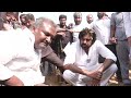 Pawan Kalyan interacts with victims of Jagananna Colony in Vizianagaram district