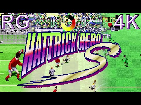 Hat Trick Hero S - Sega Saturn - World League, playthrough Saturn exclusive mode [UHD 4K60]