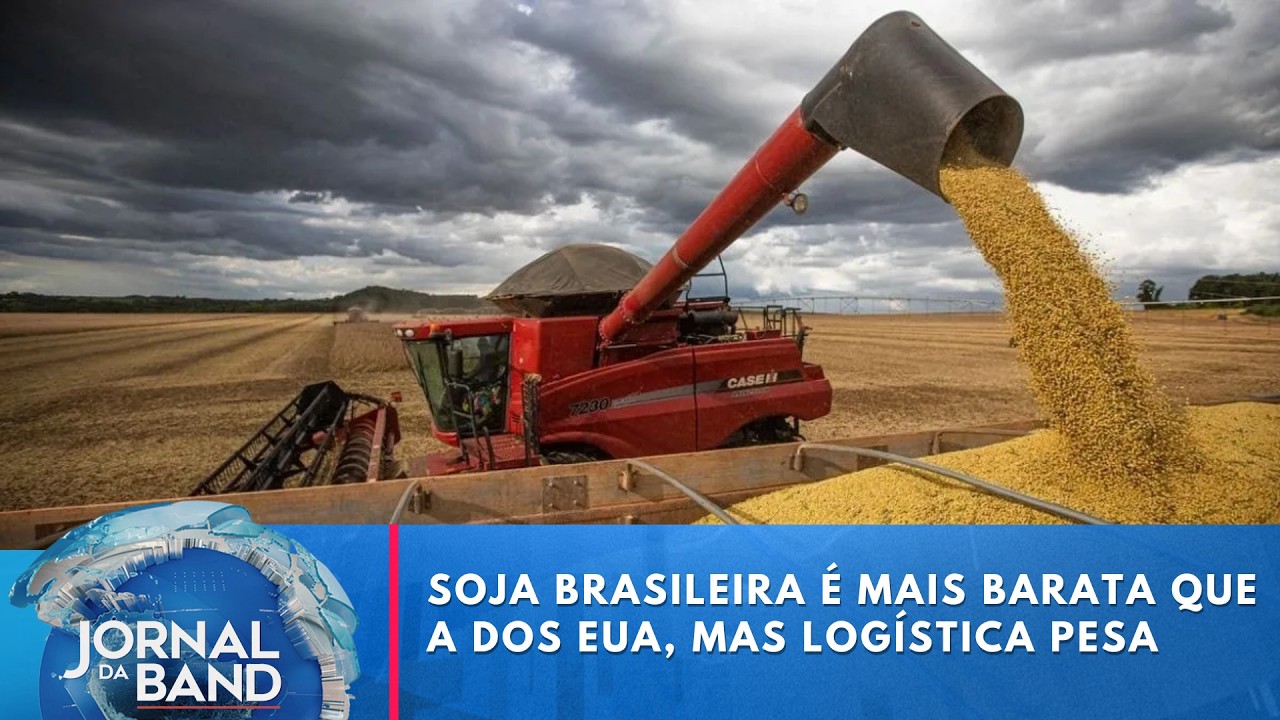 Safra bate recorde, mas transporte reduz vantagem do agro brasileiro | Jornal da Band