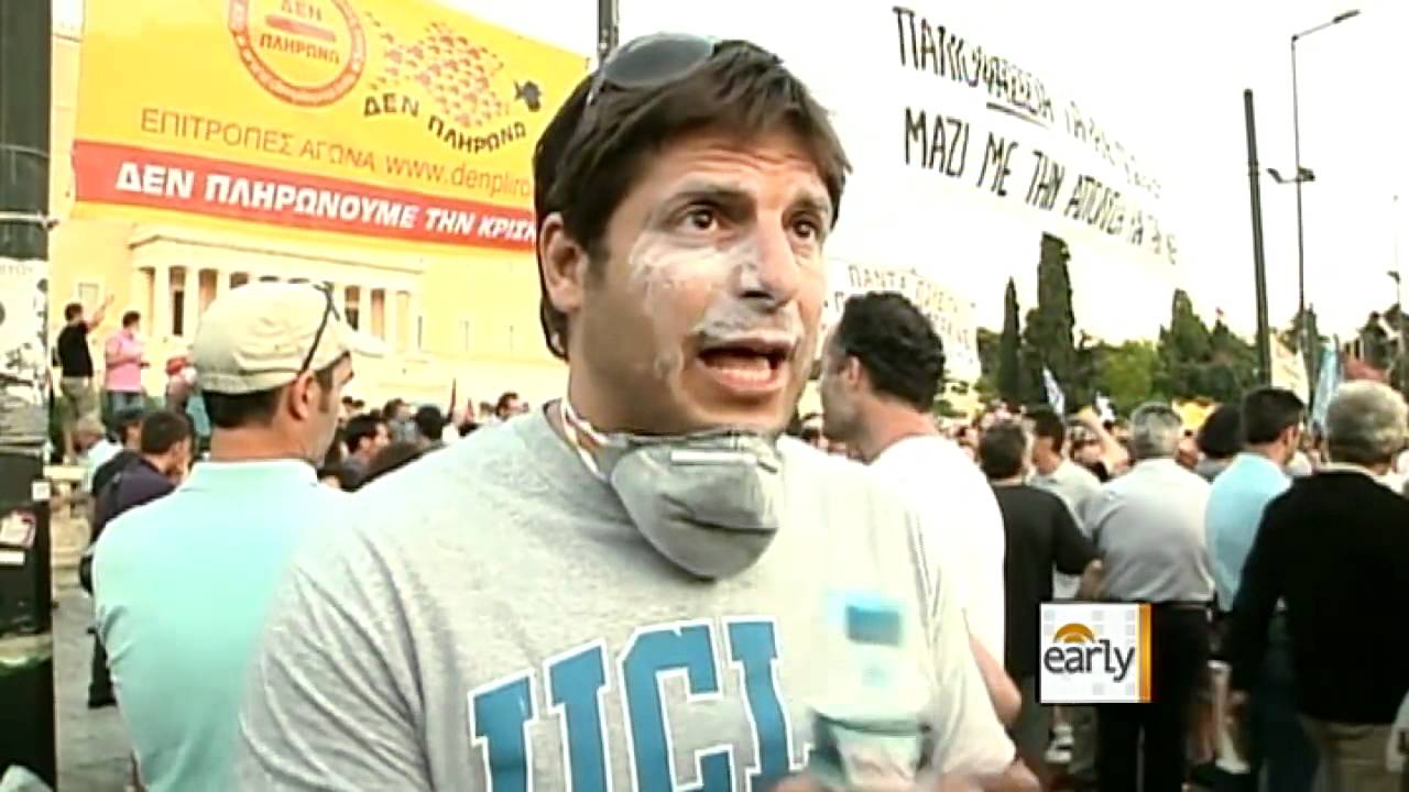 Athens protests turn violent