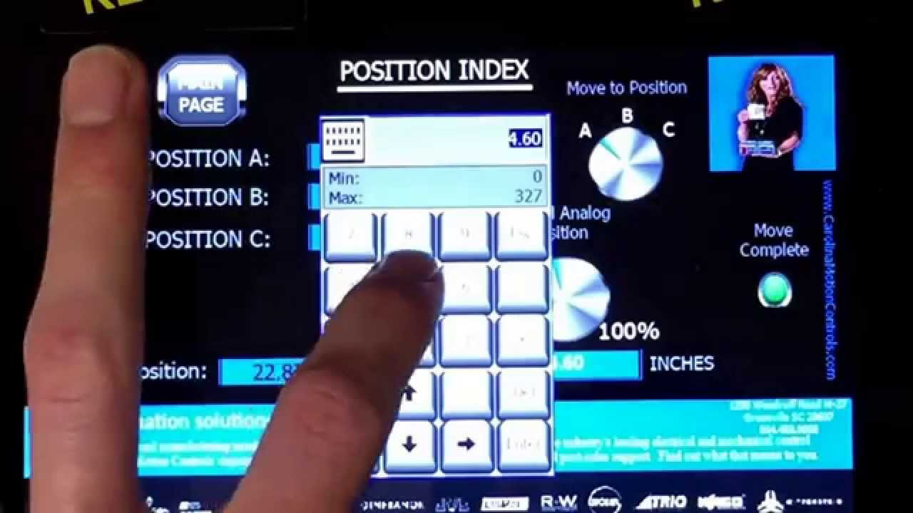 Control Techniques - Unidrive M & Exlar linear actuator