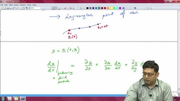 Lec 23: Lagrangian and Eulerian perspectives #CH27SP #swayamprabha
