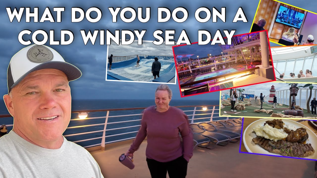 Exploring Harmony of the Seas on a Cold Sea Day: Chill Vibes & Caribbean Waves. 4k Video. Day 2