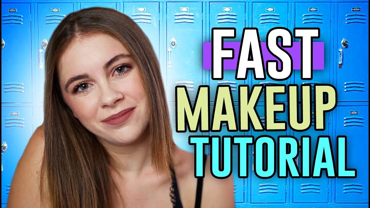 BACK TO SCHOOL MAKEUP TUTORIAL Fast Easy School Makeup 2017