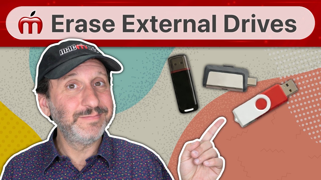 How To Erase and Reformat A New Drive For Your Mac - YouTube