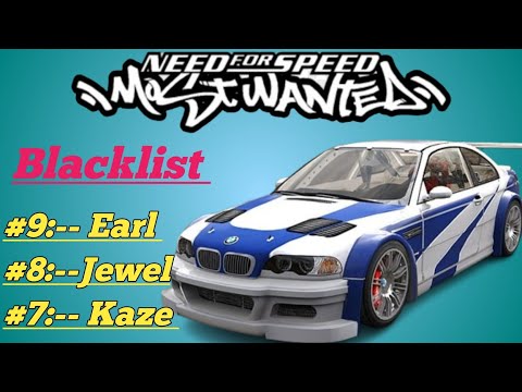 NFS Most Wanted 2005 Gameplay Part 3 Defeating Blacklist 9 8 7