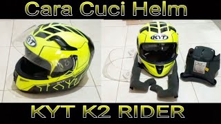 Cara Cuci Helm KYT K2 RIDER | Loundry & Restoration | Utama Helm Yogyakarta