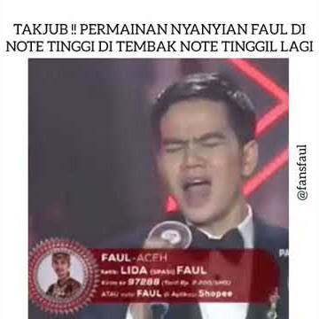 Faul lida Note tinggi ditembak tinggi😱
