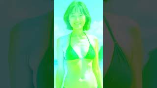 Older Japanese Women Over 50 Wearing Bikinis of the Rainbow