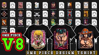Free Download Bundle One Piece V8 T-Shirt (PNG & EPS) Free Download Bundle One Piece V8 T-Shirt (PNG & EPS)