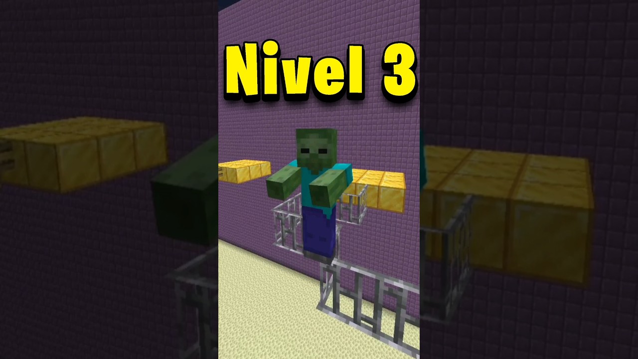 Zombie en un Parkour de Minecraft | IQ TEST🧟🧠 