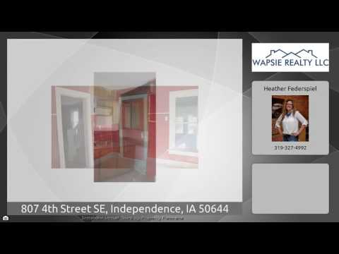 807 4th Street SE, Independence, IA home video tour